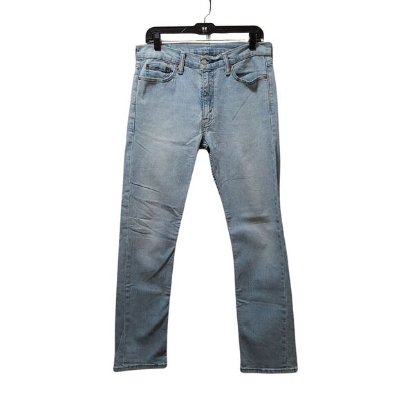 Levi's Other - Levis 513 Jeans Men’s 32x32 Light Blue Straight Stretch Denim